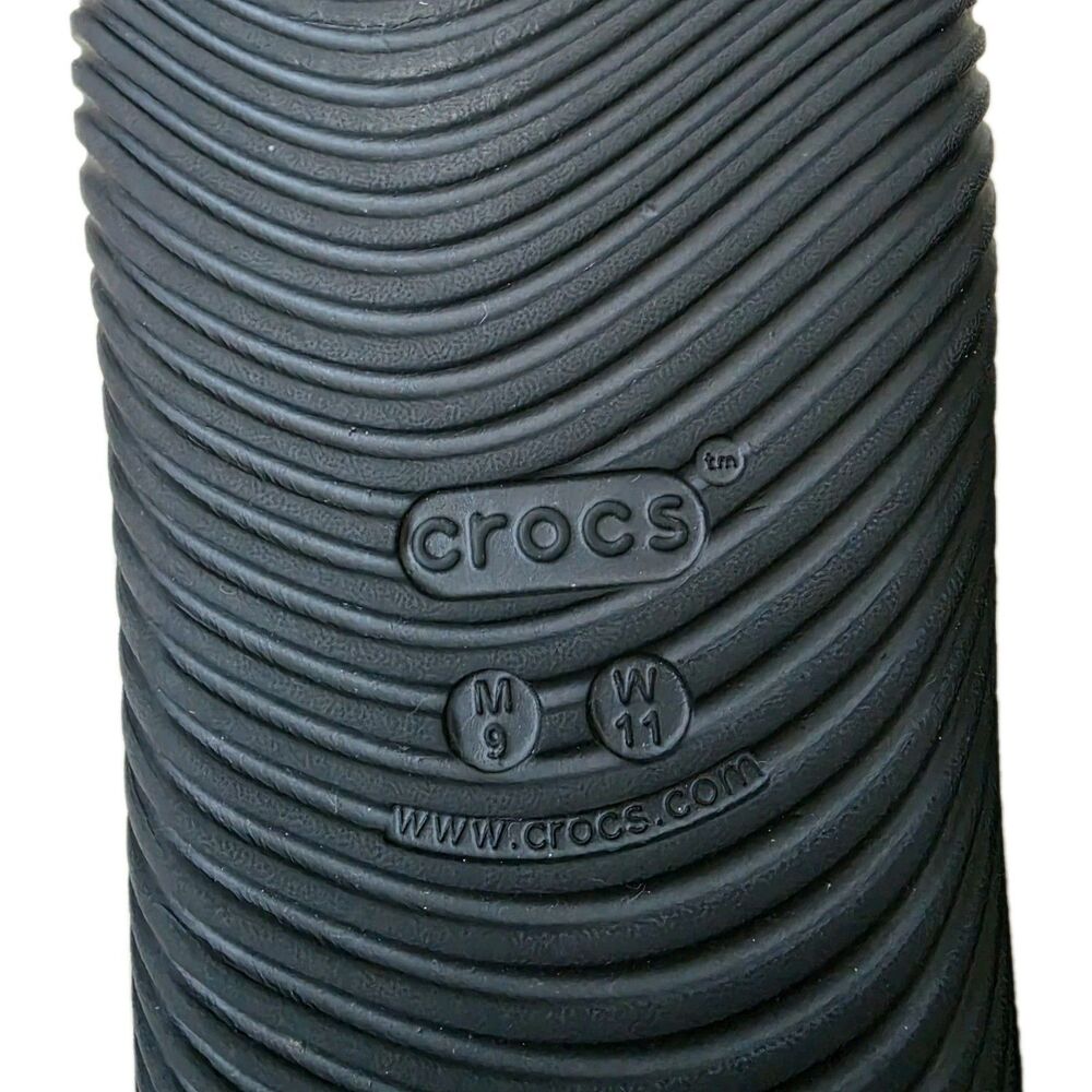 Crocs Mellow Recovery Slide Sandals Black Black Womens Size 11  Men’s Size 9 - Picture 10 of 10